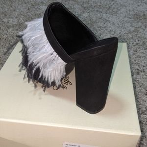 Brand new feather heels EVERYTHING MUST GO